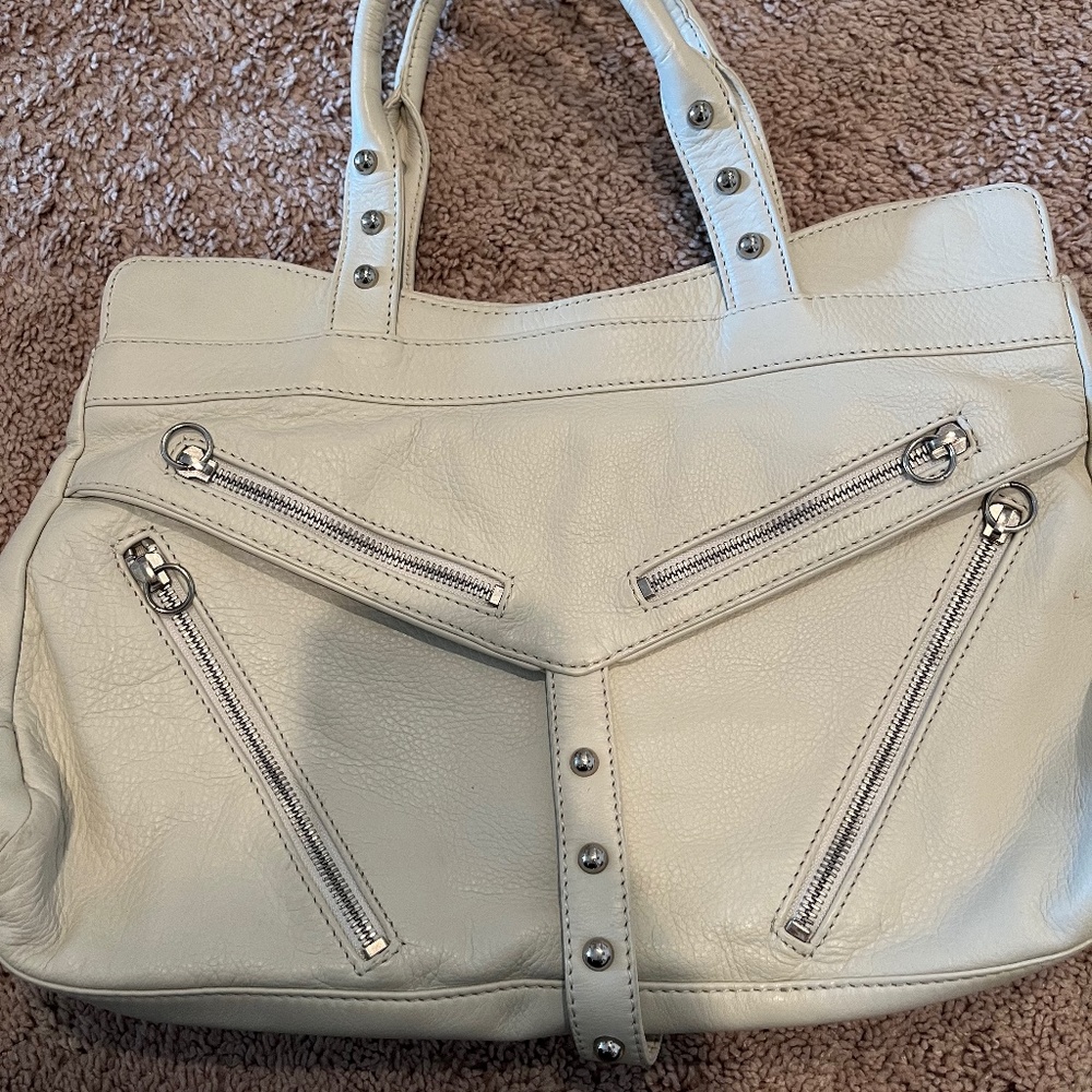 Bokier bag cream color
